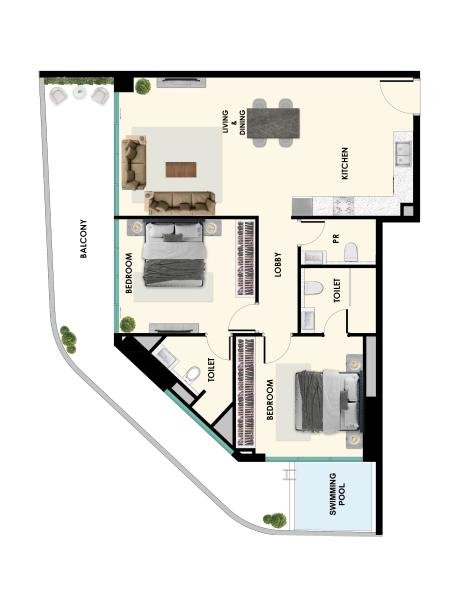 COSMOS Ibiza - 2 BHK